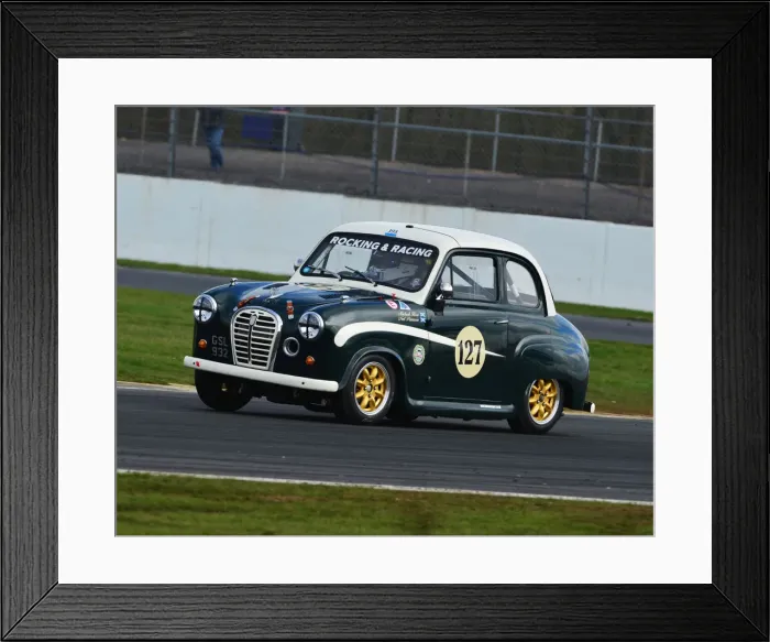 Framed Print : CJ7 1749 Michael Ross, Austin A35 Academy Framed Print : CJ7 1749 Michael Ross, Austin A35 Academy