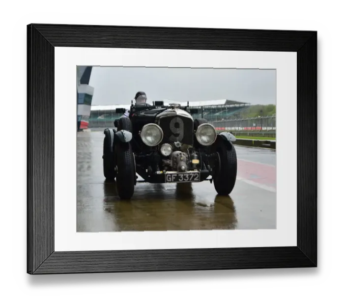 Framed Print : CM23 1646 Ron Warmington, Bentley 4 blower Framed Print : CM23 1646 Ron Warmington, Bentley 4 blower