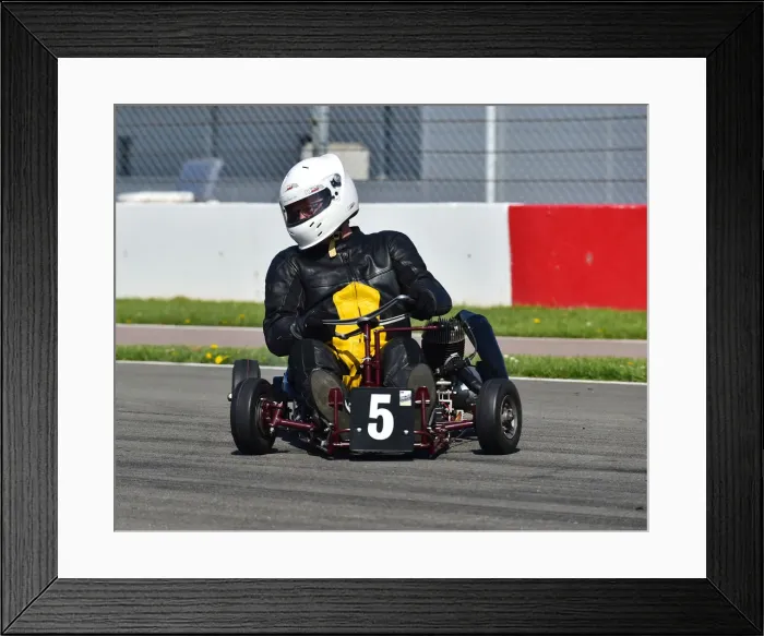 Framed Print : CM23 2064. BHKC, British Historic Kart Club, DHF 2018 Framed Print : CM23 2064. BHKC, British Historic Kart Club, DHF 2018