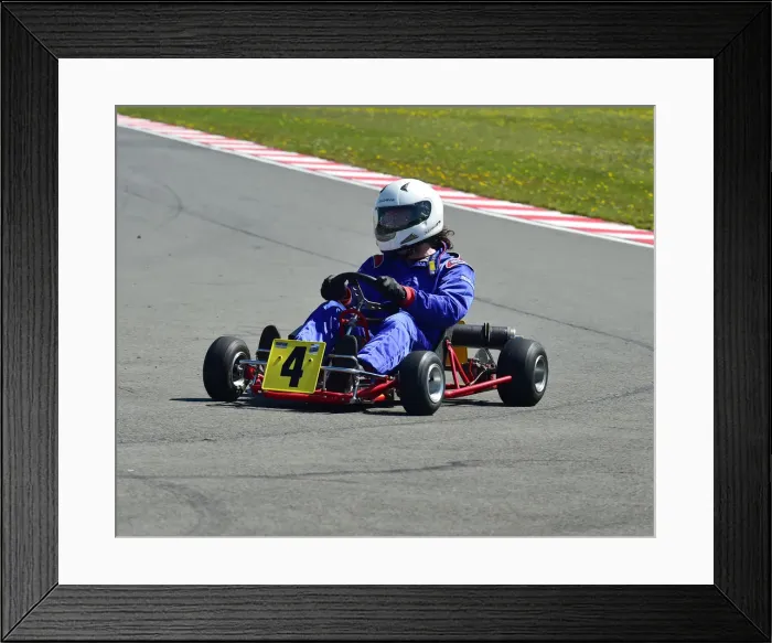 Framed Print : CM23 3804. BHKC, British Historic Kart Club, DHF 2018 Framed Print : CM23 3804. BHKC, British Historic Kart Club, DHF 2018
