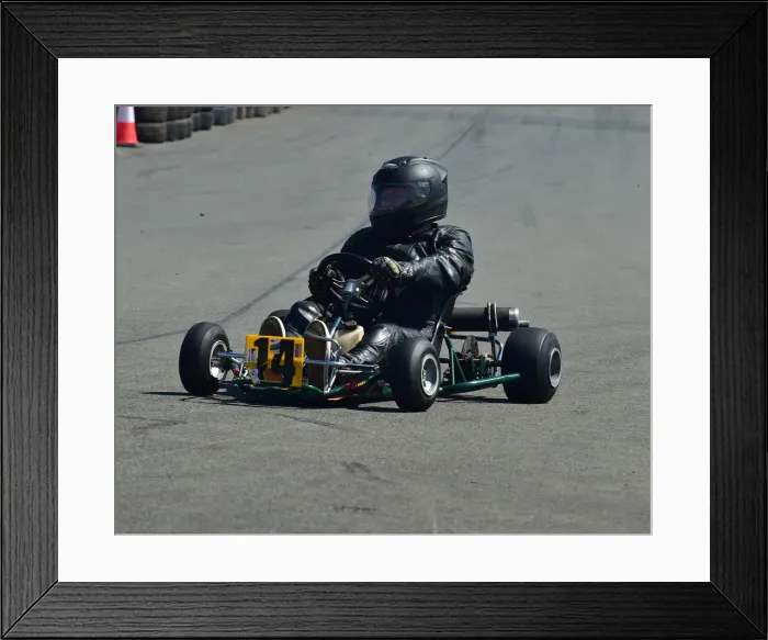 Framed Print : CM23 3843. BHKC, British Historic Kart Club, DHF 2018 Framed Print : CM23 3843. BHKC, British Historic Kart Club, DHF 2018