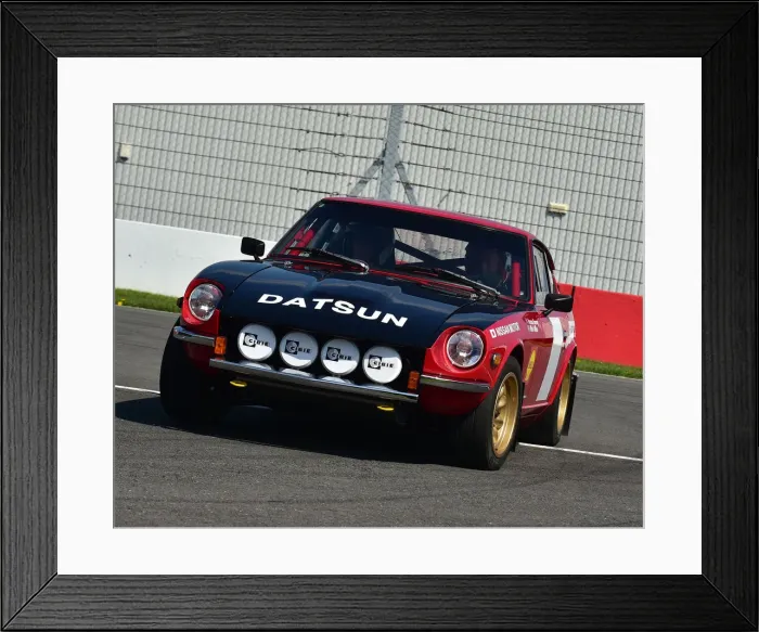 Framed Print : CM23 2089 Duncan Pearcey, Mike Collins, Datsun 240Z