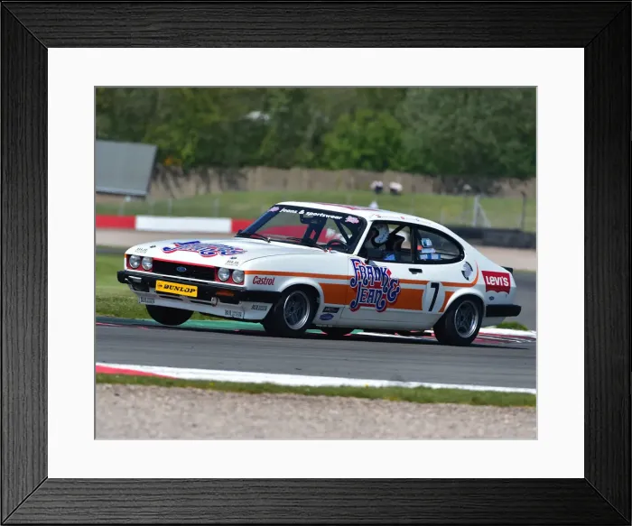 Framed Print : CM23 2202 Patrick Watts, Ford Capri Mk3 S Framed Print : CM23 2202 Patrick Watts, Ford Capri Mk3 S