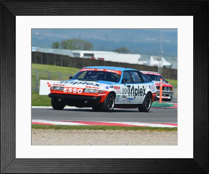 Framed Print : CJ7 2596 Adam Brindle, Nigel Greensall, Rover SD1 Triplex