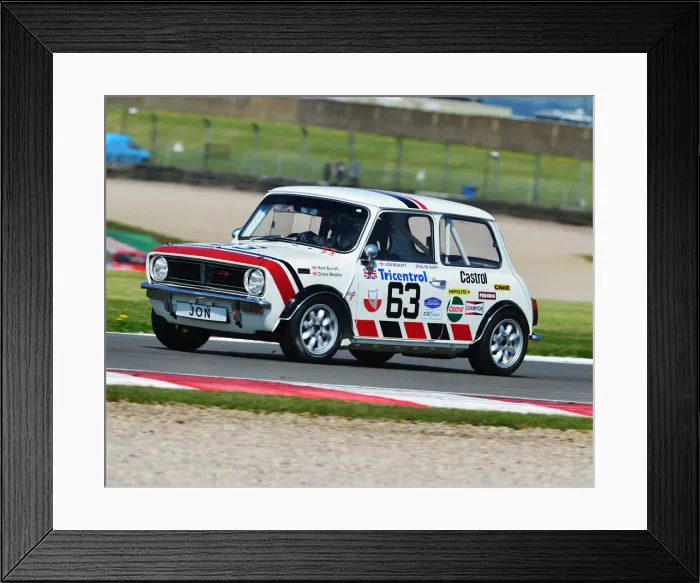 Framed Print : CJ7 2570 Mark Burnett, Austin Mini 1275 GT