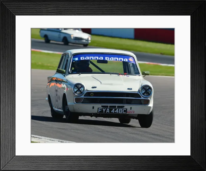 Framed Print : CJ7 2814 Richard Bateman, Stephen Upsdell, Ford Lotus Cortina Framed Print : CJ7 2814 Richard Bateman, Stephen Upsdell, Ford Lotus Cortina