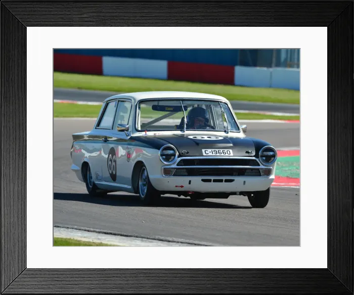 Framed Print : CJ7 2790 Viggo Lund, Ford Lotus Cortina Framed Print : CJ7 2790 Viggo Lund, Ford Lotus Cortina