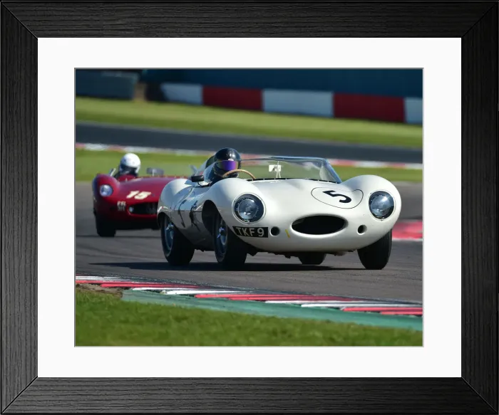 Framed Print : CM23 2584 Carlos Monteverde, Gary Pearson, Jaguar D type Framed Print : CM23 2584 Carlos Monteverde, Gary Pearson, Jaguar D type