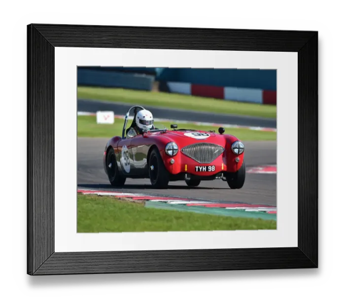 Framed Print : CM23 2570 Nick Matthews, Austin Healey 100-4 Framed Print : CM23 2570 Nick Matthews, Austin Healey 100-4