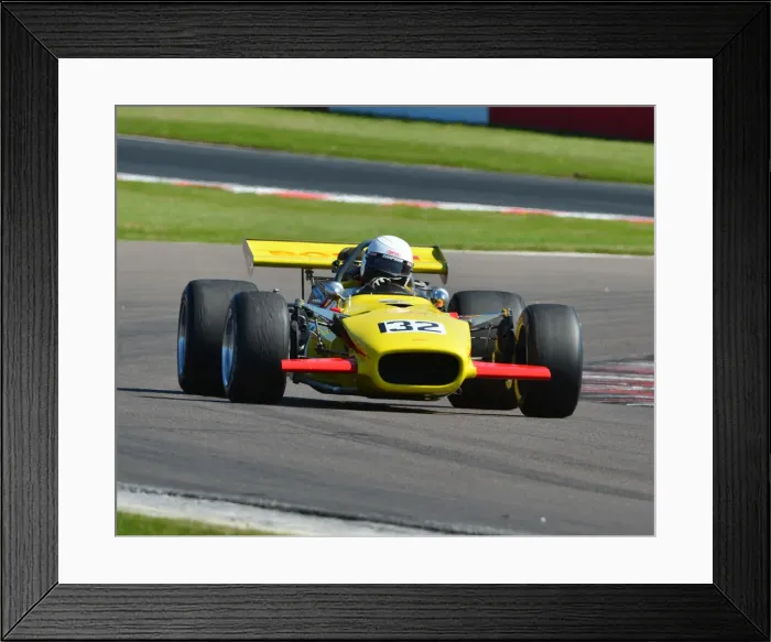 Framed Print : CJ7 2914 Adam Simmonds, Lola T142 Framed Print : CJ7 2914 Adam Simmonds, Lola T142