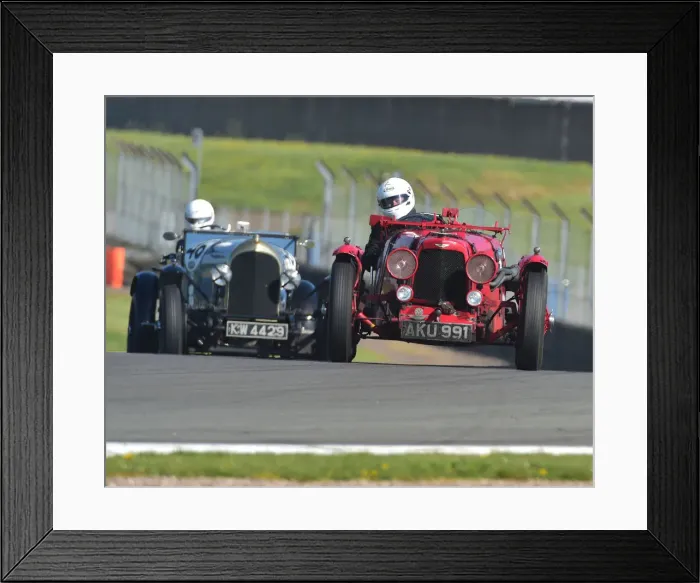 Framed Print : CM23 3374 Edward Bradley, Aston Martin Ulster