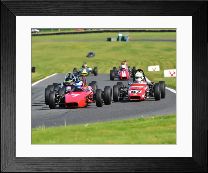 Framed Print : CM23 5517 Cameron Jackson, Lola T200, leading the pack Framed Print : CM23 5517 Cameron Jackson, Lola T200, leading the pack