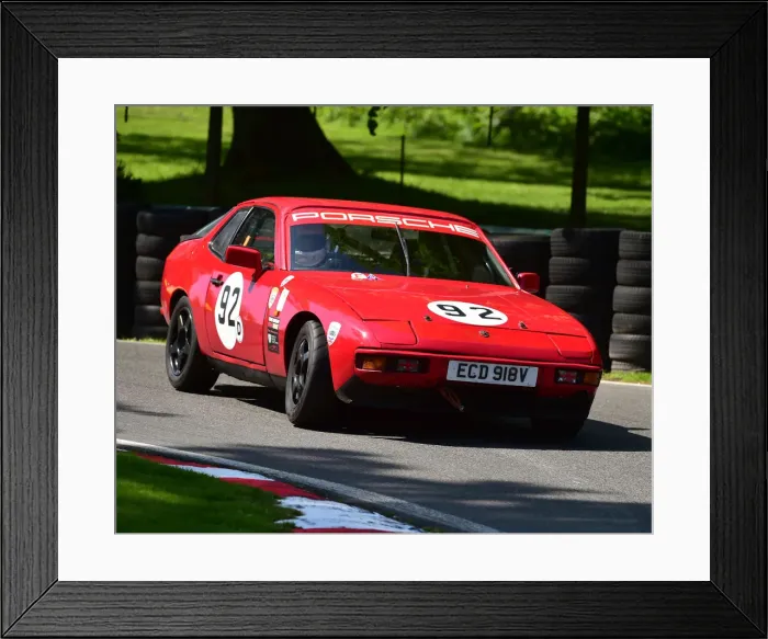 Framed Print : CM23 4464 Brian Jarvis, Porsche 924 Framed Print : CM23 4464 Brian Jarvis, Porsche 924
