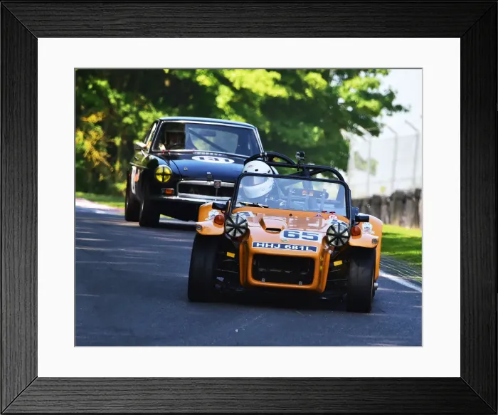 Framed Print : CM23 4412 Stephen Cooke, Lotus Seven S4
