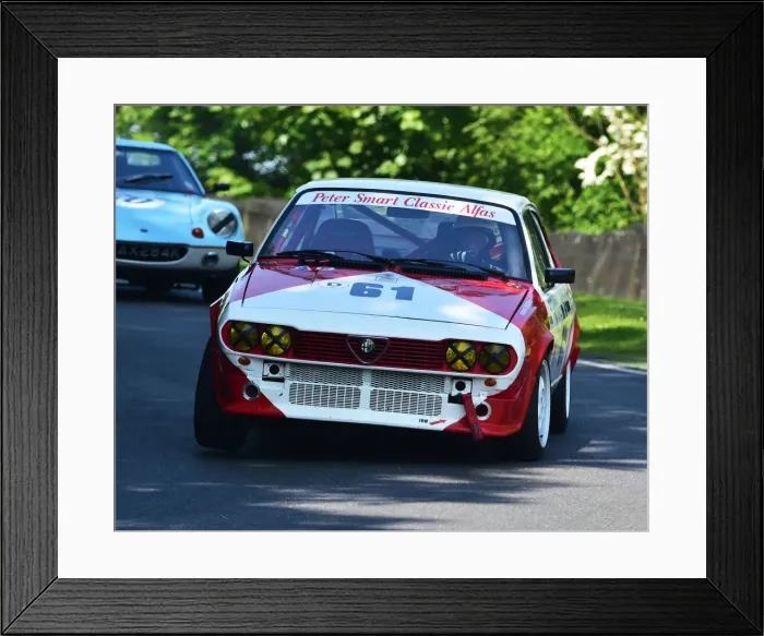 Framed Print : CM23 4394 Lawrence Alexander, Alfa Romeo GTV