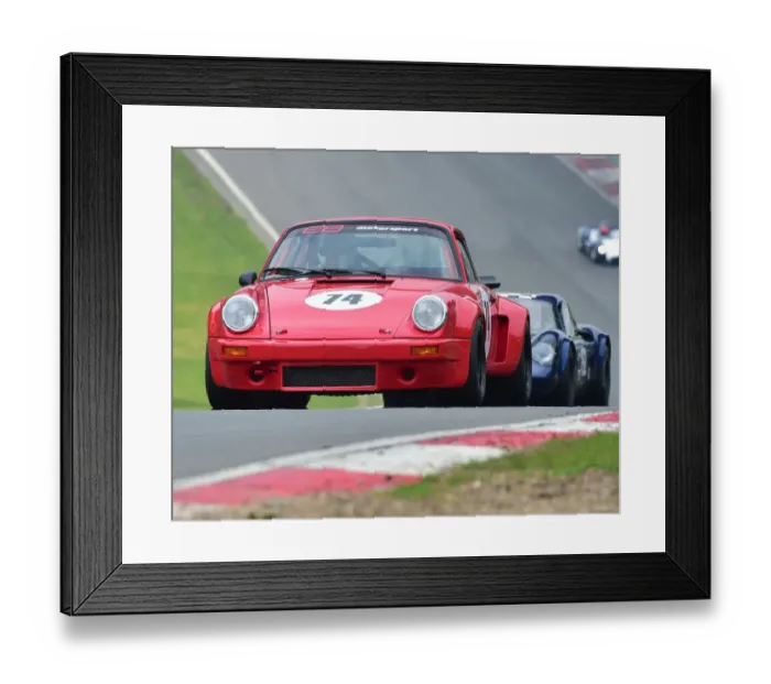 Framed Print : CM23 6531 Mark Bates, James Bates, Porsche 911 RSR Framed Print : CM23 6531 Mark Bates, James Bates, Porsche 911 RSR