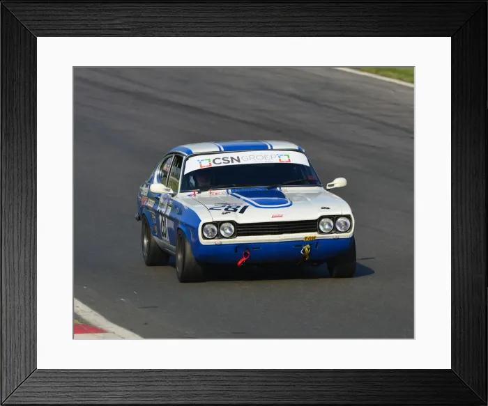 Framed Print : CJ7 3206 David Thomas, Ford Capri 3000 Mk1 Framed Print : CJ7 3206 David Thomas, Ford Capri 3000 Mk1