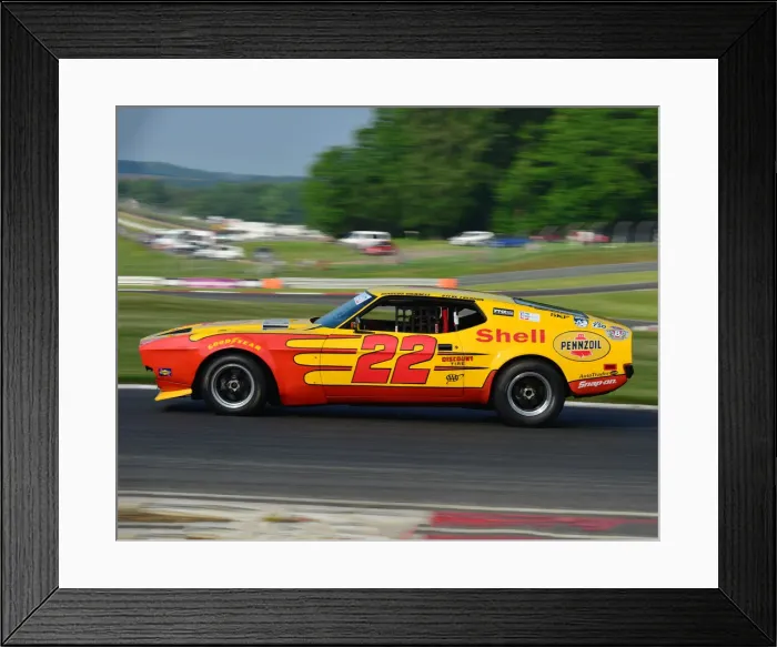 Framed Print : CJ7 3191 Marcus Bicknell, Ford Mustang Mach 1