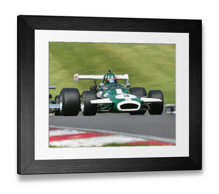 Framed Print : CM23 6221 Luciano Arnold, Brabham BT36 Framed Print : CM23 6221 Luciano Arnold, Brabham BT36