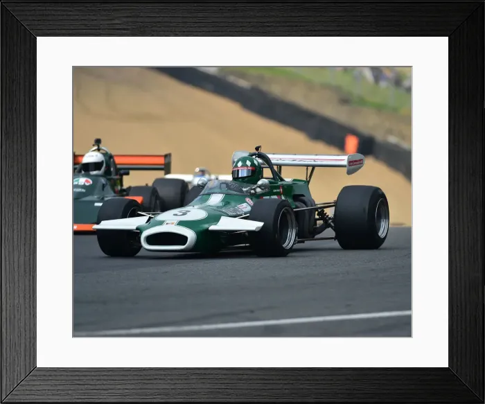 Framed Print : CM23 6703 Luciano Arnold, Brabham BT36 Framed Print : CM23 6703 Luciano Arnold, Brabham BT36