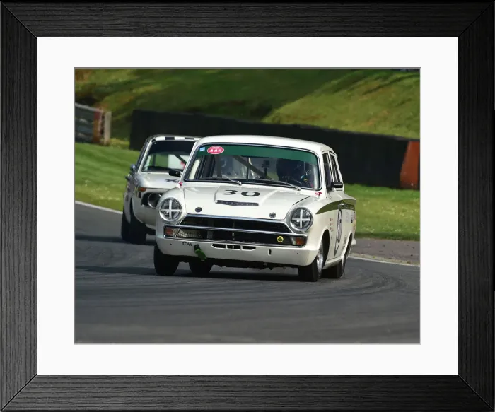 Framed Print : CM23 6885 David Abbott, Steve Hartley, Ford Lotus Cortina Framed Print : CM23 6885 David Abbott, Steve Hartley, Ford Lotus Cortina