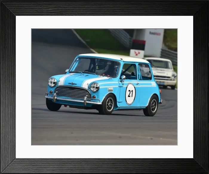 Framed Print : CM23 6836 David Edgecombe, Austin Mini Cooper S Framed Print : CM23 6836 David Edgecombe, Austin Mini Cooper S