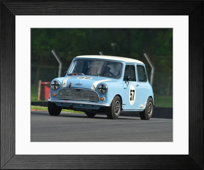 Framed Print : CJ7 3150 William Ward, Austin Mini Cooper S Framed Print : CJ7 3150 William Ward, Austin Mini Cooper S