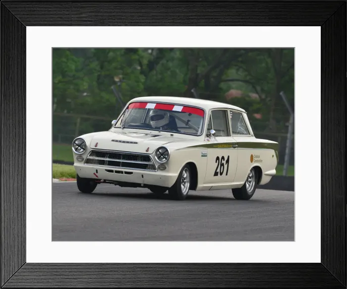 Framed Print : CJ7 3111 Geoffrey Letts, Ford Lotus Cortina Framed Print : CJ7 3111 Geoffrey Letts, Ford Lotus Cortina