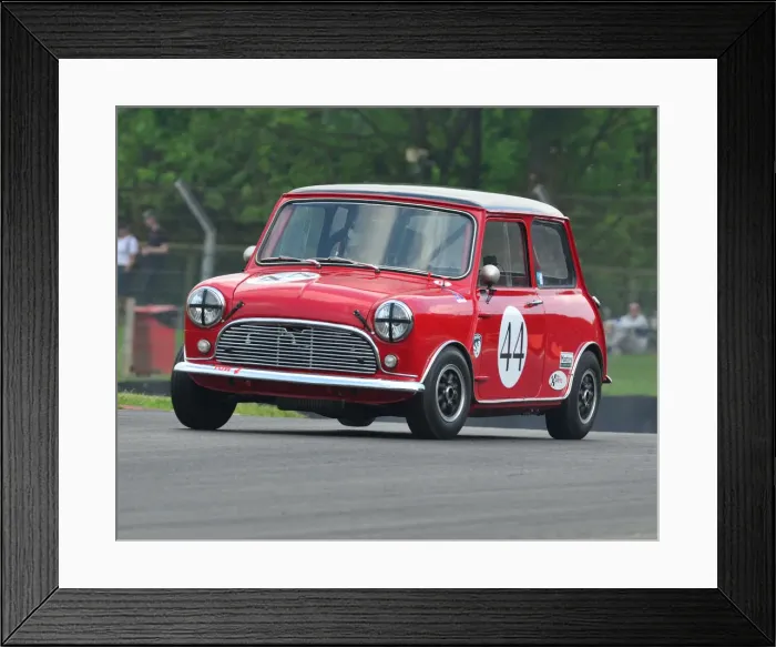 Framed Print : CJ7 3099 oe Ferguson, Tom Bell, Austin Mini Cooper S