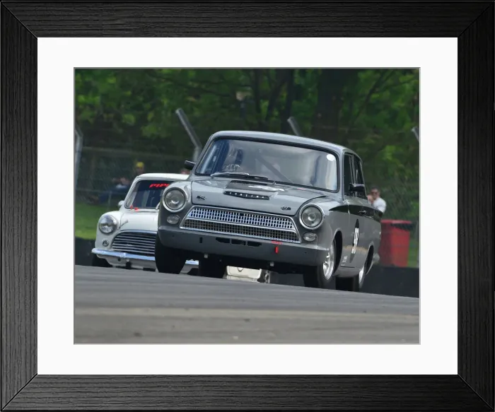 Framed Print : CJ7 3075 Graham Pattle, Ford Lotus Cortina Framed Print : CJ7 3075 Graham Pattle, Ford Lotus Cortina