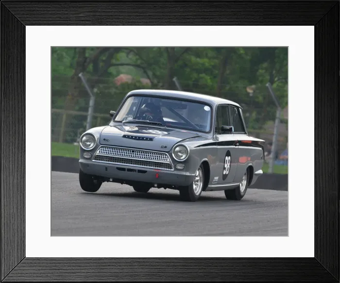 Framed Print : CJ7 3116 Graham Pattle, Ford Lotus Cortina Framed Print : CJ7 3116 Graham Pattle, Ford Lotus Cortina