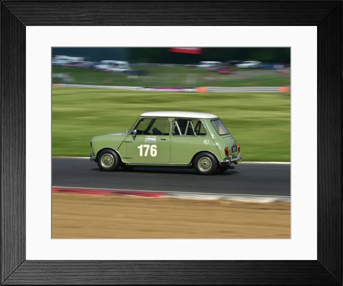 Framed Print : CM23 7039 Nick Swift, Morris Mini Cooper S