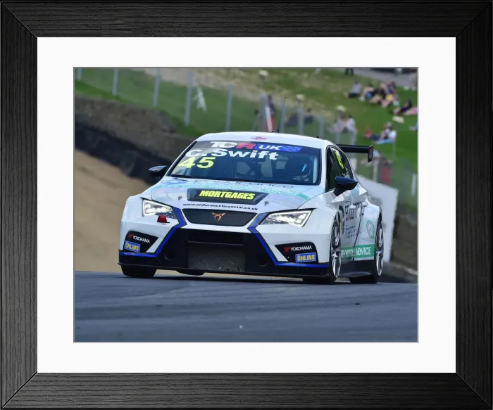 Framed Print : CM23 8139 Carl Swift, Seat Cupra TCR Framed Print : CM23 8139 Carl Swift, Seat Cupra TCR