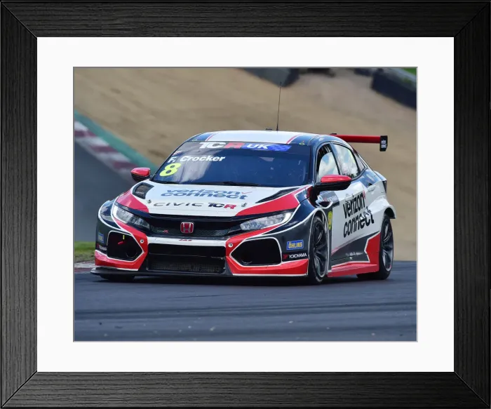 Framed Print : CM23 8138 Finlay Crocker, Honda Civic Type-R TCR Framed Print : CM23 8138 Finlay Crocker, Honda Civic Type-R TCR