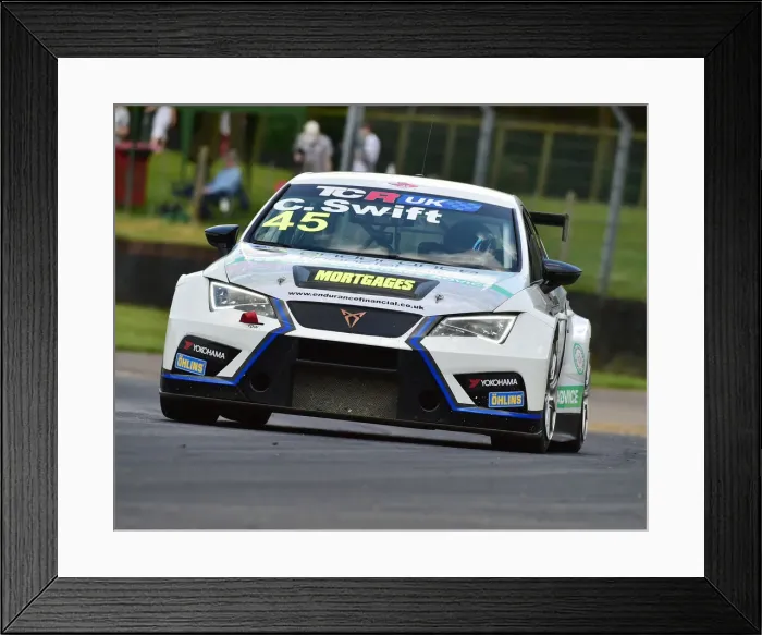 Framed Print : CM23 8472 Carl Swift, Seat Cupra TCR Framed Print : CM23 8472 Carl Swift, Seat Cupra TCR