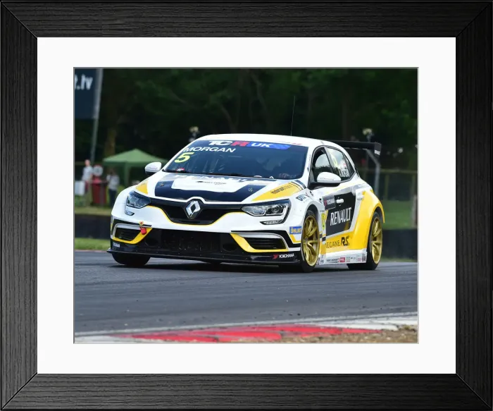 Framed Print : CM23 8504 Alex Morgan, Renault Megane TCR Framed Print : CM23 8504 Alex Morgan, Renault Megane TCR