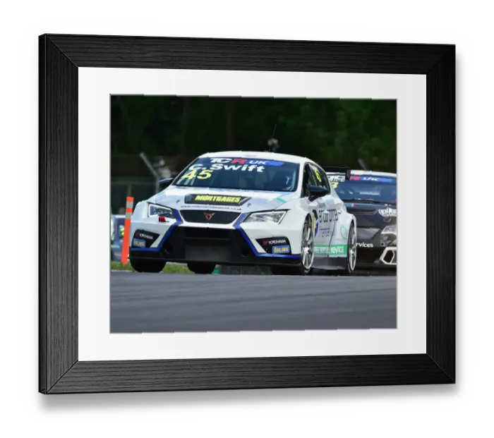 Framed Print : CM23 8510 Carl Swift, Seat Cupra TCR Framed Print : CM23 8510 Carl Swift, Seat Cupra TCR