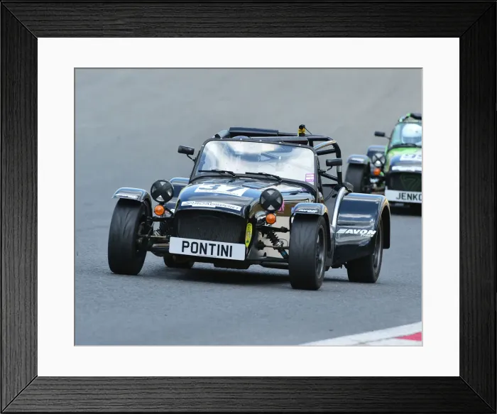 Framed Print : CM23 7871 Tom Pontin, Caterham Roadsport