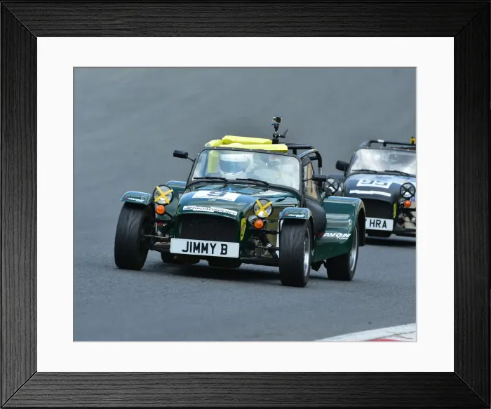 Framed Print : CM23 7886 Jimmy Bevan, Caterham Roadsport Framed Print : CM23 7886 Jimmy Bevan, Caterham Roadsport
