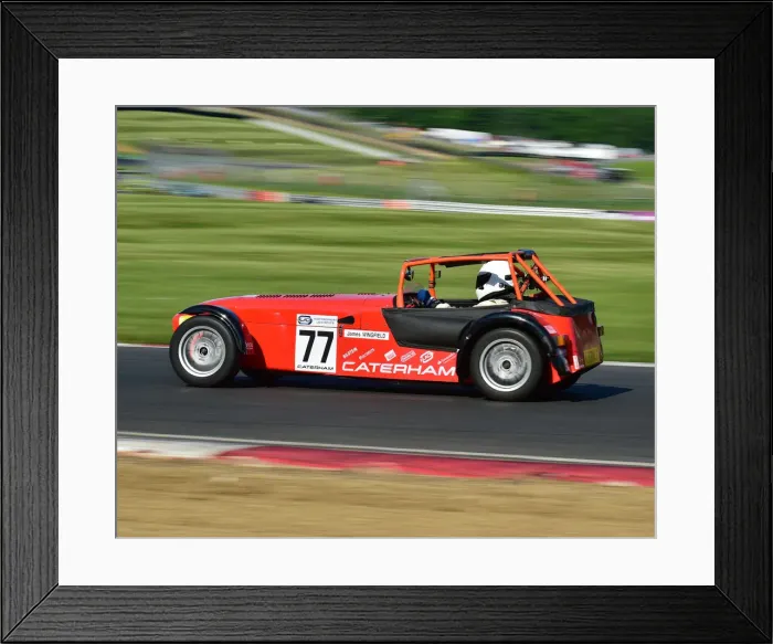 Framed Print : CM23 8830 James Wingfield, Caterham Seven 270R Framed Print : CM23 8830 James Wingfield, Caterham Seven 270R