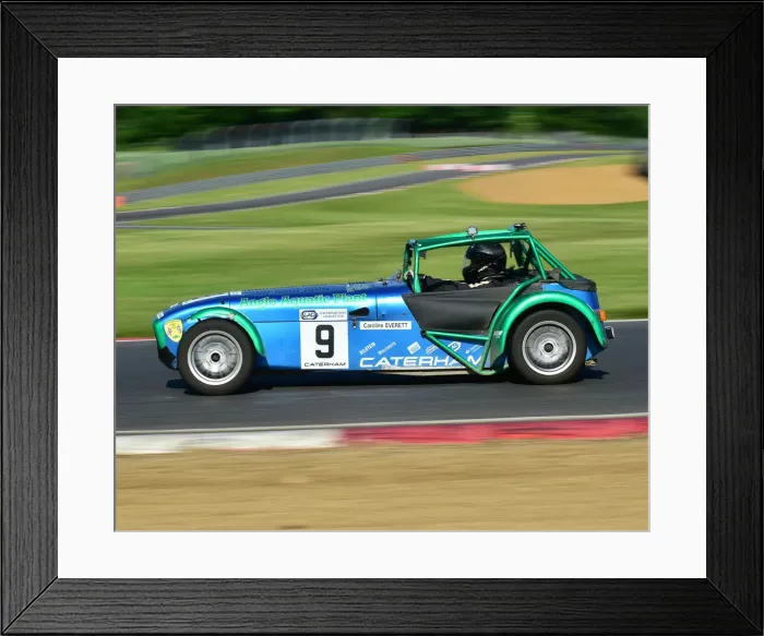 Framed Print : CM23 8811 Caroline Everett, Caterham Seven 270R Framed Print : CM23 8811 Caroline Everett, Caterham Seven 270R