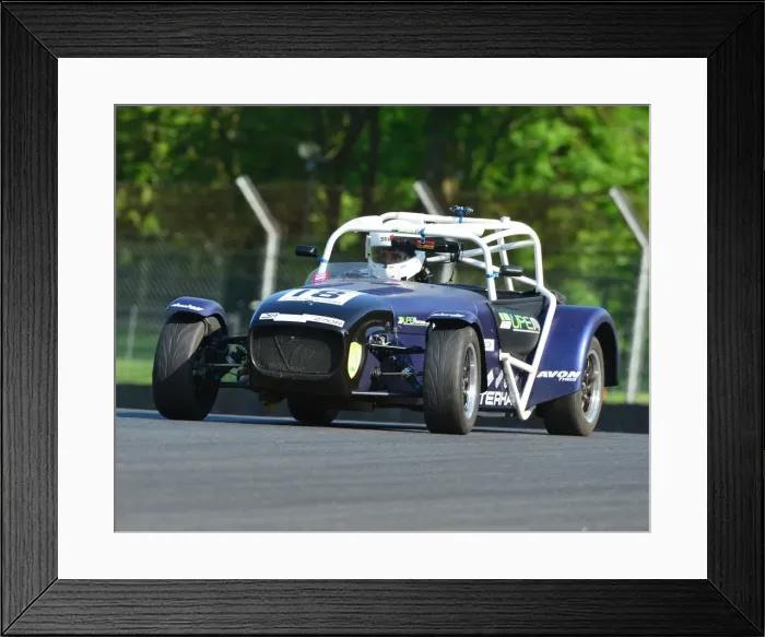Framed Print : CJ7 3436 Dave Bullock, Caterham Seven 270R