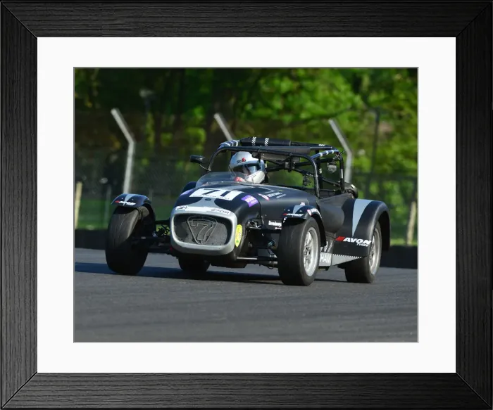 Framed Print : CJ7 3387 John Shiveral, Caterham Seven 270R Framed Print : CJ7 3387 John Shiveral, Caterham Seven 270R