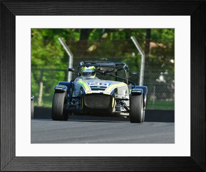 Framed Print : CJ7 3386 Paul Vernon, Caterham Seven 270R Framed Print : CJ7 3386 Paul Vernon, Caterham Seven 270R