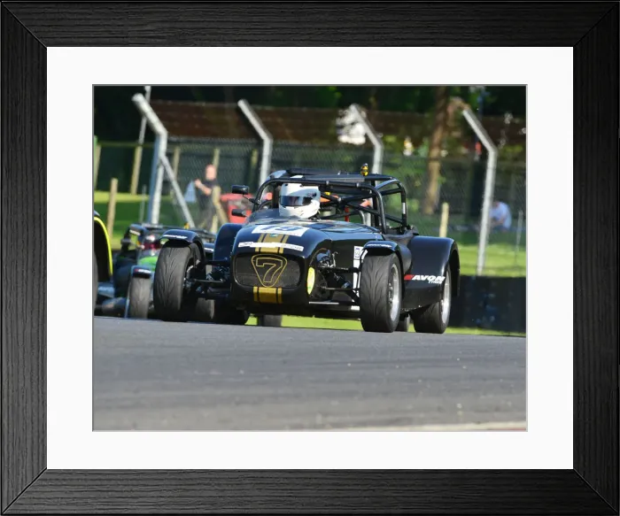 Framed Print : CJ7 3293 Douglas Christie, Caterham Seven 270R Framed Print : CJ7 3293 Douglas Christie, Caterham Seven 270R