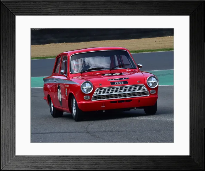 Framed Print : CM23 7552 Peter Chambers, Lotus Ford Cortina Framed Print : CM23 7552 Peter Chambers, Lotus Ford Cortina