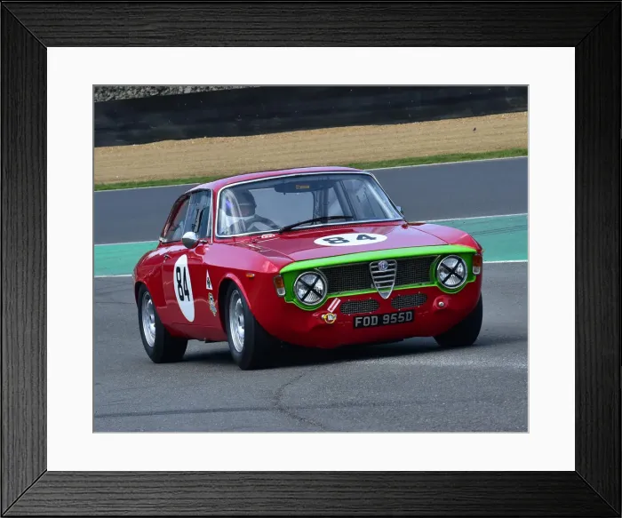 Framed Print : CM23 7550 Neil Merry, Alfa Romeo Giulia GTA Framed Print : CM23 7550 Neil Merry, Alfa Romeo Giulia GTA