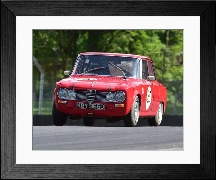 Framed Print : CM23 8439 Stephen Potts, Alfa Romeo Giulia Super Framed Print : CM23 8439 Stephen Potts, Alfa Romeo Giulia Super
