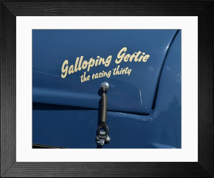 Framed Print : CM23 7242 Ben Anderson, Austin A30 Academy Framed Print : CM23 7242 Ben Anderson, Austin A30 Academy