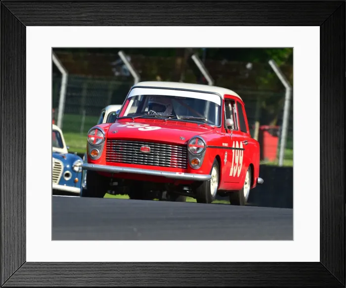 Framed Print : CJ7 3511 Robert Burdett, Austin A40 Academy Framed Print : CJ7 3511 Robert Burdett, Austin A40 Academy